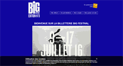 Desktop Screenshot of bigfestival.fnacspectacles.com