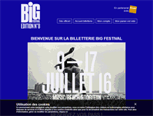 Tablet Screenshot of bigfestival.fnacspectacles.com