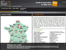Tablet Screenshot of monuments.fnacspectacles.com