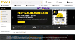 Desktop Screenshot of fnacspectacles.com