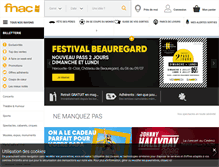 Tablet Screenshot of fnacspectacles.com