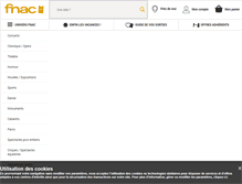 Tablet Screenshot of mnhn.fnacspectacles.com