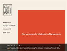 Tablet Screenshot of maroquinerie.fnacspectacles.com