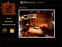 Tablet Screenshot of cafedeladanse.fnacspectacles.com