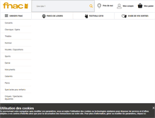 Tablet Screenshot of internaute.fnacspectacles.com