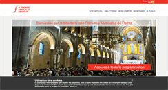 Desktop Screenshot of flaneriesreims.fnacspectacles.com