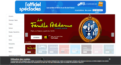 Desktop Screenshot of offispectacles.fnacspectacles.com